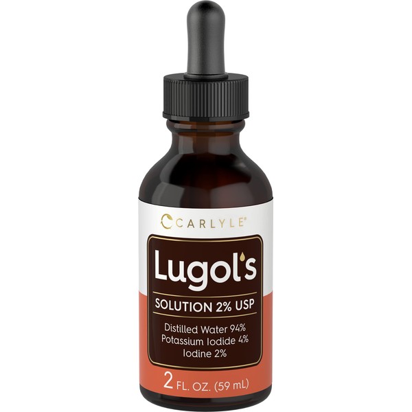 Lugols Iodine 2 Percent 2 fl oz | Potassium Iodide