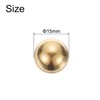 sourcing map 10pcs Precision Solid Brass Bearing Balls 15mm Industrial