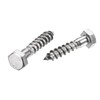 sourcing map Hex Lag Screws, M8 x 35mm 304 Stainless