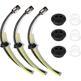 3 Sets Strimmer Fuel Line - Universal Strimmer Fuel Pipe, Petrol Strimmer Parts Hose Kit for Brush Cutter Brush Cutter Trimmer Mower Hedge Trimmer