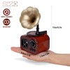 ZLLkeji Music Box Retro Turntable Wind-Up Music Box Girls Gift