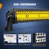 Nilight 42 Inch LED Light Bar 320 LED Chips Yellow