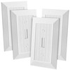 Bates Classic Beadboard Single Switch Plate, 4 Pack, Light Switch