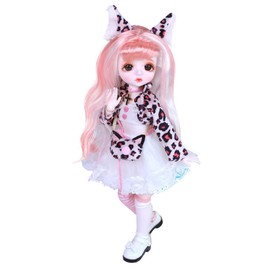 Icy Fortune Days 1/6 11.0-inch (28-cm) BJD Doll, 28-Ball Joint Doll, Full Set of Clothes and Shoes, Terrific Gift for Girls 6+ (Angela)