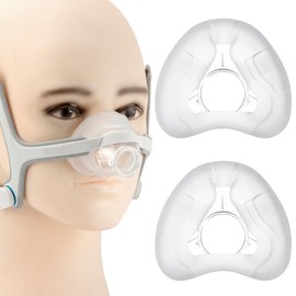 2-Pack Replacement Nasal Cushions for AirFit N20 (Large) - Reliable Seal, Softer Wear and Great-Value Supplies for Airfit N20 - Enhance Sleep Quality with Snug Fit on Original Frame