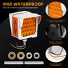 czyopo Double Face Pedestal Fender Light 52 LED Stop Turn