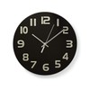 NEDIS CLWA006GL30BK Circular Wall Clock | 30 cm Diameter |