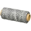 Hemptique Cotton Baker's Twine Spool 2-Ply 410'-Black, Other, Multicoloured, 5.81