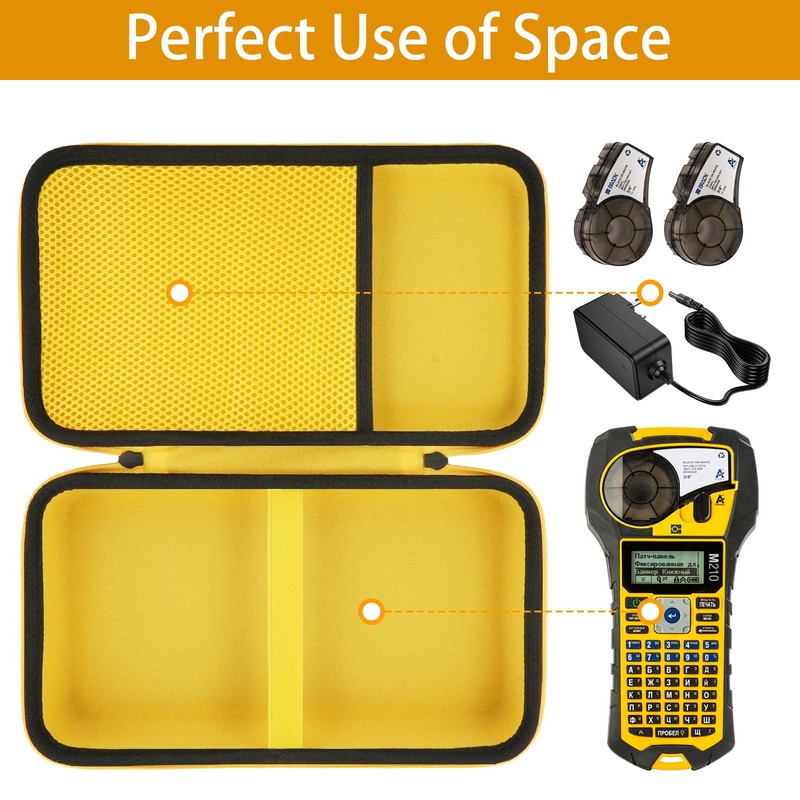 Aenllosi Hard Carrying Case Compatible with Brady M210 (BMP21-PLUS) /