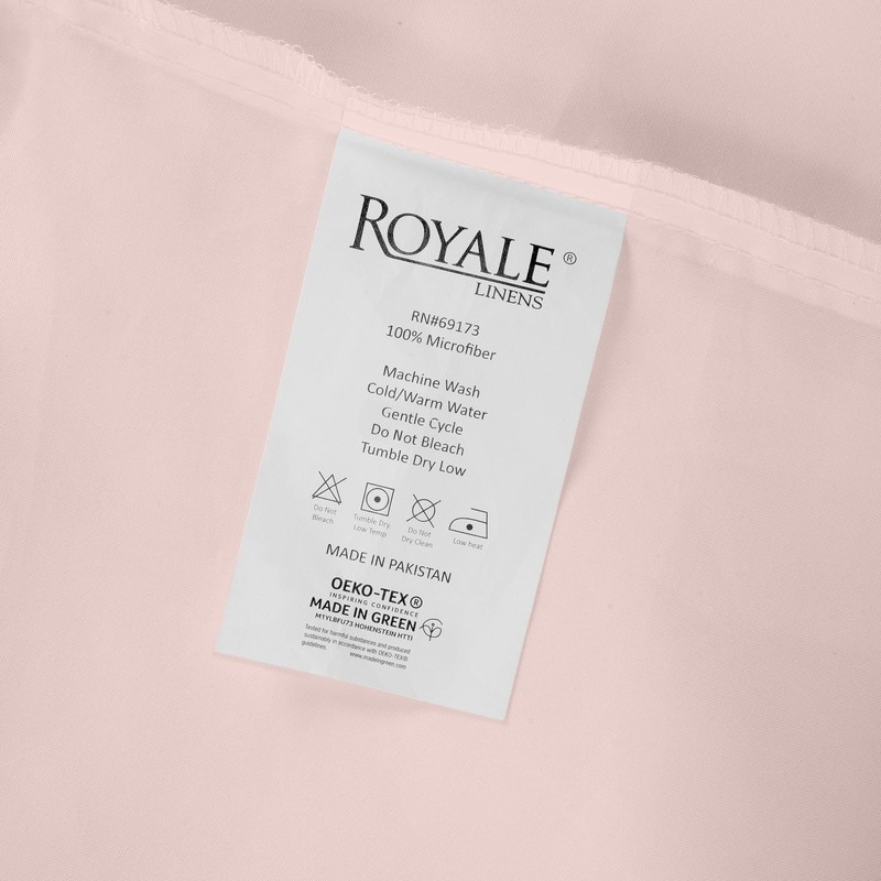 Royale Linens - Sábana encimera de microfibra cepillada, 1800 hilos,