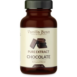Pure Chocolate Extract for Baking and Flavoring - 4 OZ - Premium Quality Natural Flavors for Baked Goods, Desserts, & Cooking