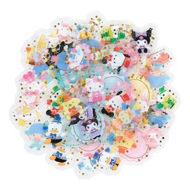 Sanrio 664791 Seal Set (you'll love it more) Sanrio Characters Package: Approx. Width 4.3 x Depth 0.2 x Height 6.1 inches (11 x 0.5 x 15.5 cm), 94 Pieces (47 Patterns x 2 Pieces each), 20 Character
