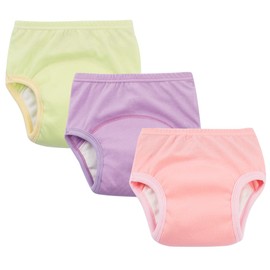 Enfants Chéris Training Pants, Baby & Kids Pants, Trepan, Boys and Girls, Bedweting, Toilet Training Pants, Boys and Girls, 6 Layers, Set of 3, Organic Cotton, Kids, Cute, Highly Absorbent,