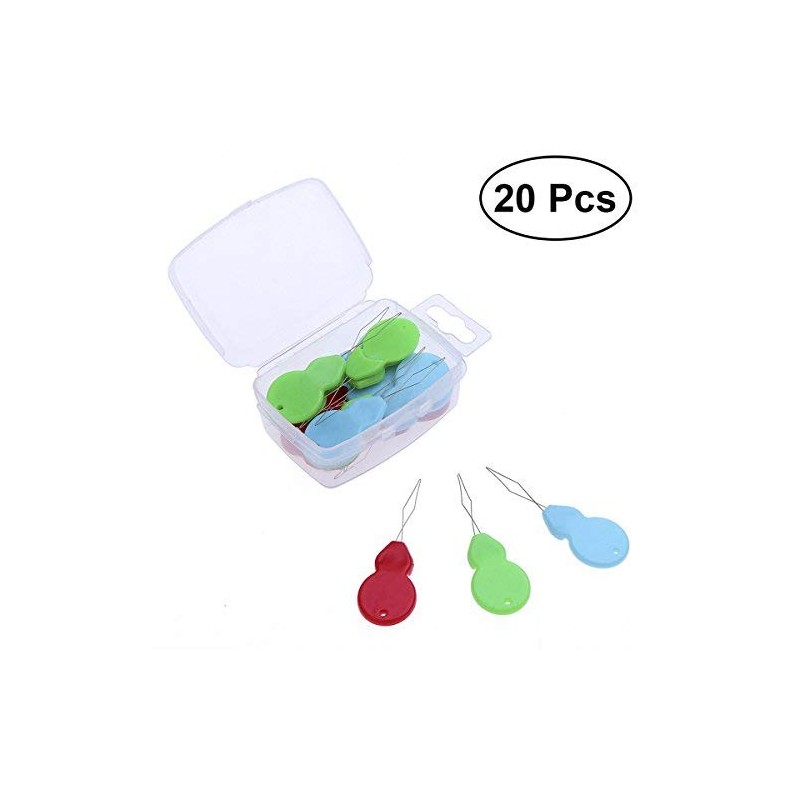 rosenice 20pcs Needle Threader Sewing Needles Threader for Needle Eye
