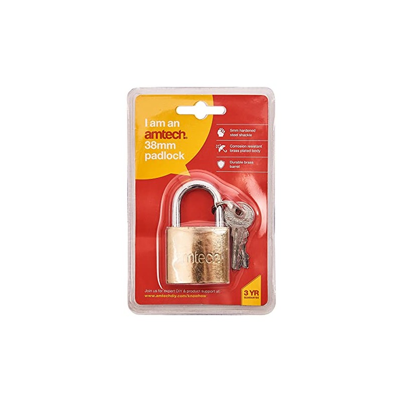 Amtech XXSEL02 38mm Padlock