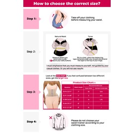 Atbuty Short Torso Waist Trainers Cincher Corset Tummy Latex Workout Everyday Waist Slimmer Body Shaper
