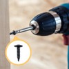 Bopowo #8×3/4 Black Wood Screws 100(PCS) Black Phillips Modified Truss