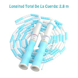 Cuerda para Saltar Segmentada, 2.8m Cuerda Para Saltar Niños, Cuerda de Saltar Ajustable Sin Enredos, Cuerda para Saltar Desenredada Para Hombres y Mu