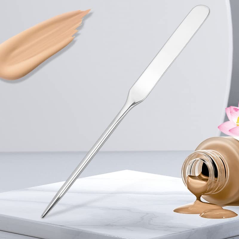 maarku Foundation Spatula, Stirring Stick Tool, Spatula, Cosmetics Tool, Stainless