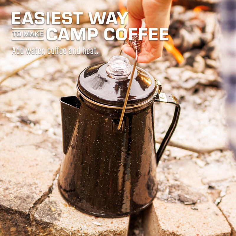 COLETTI Classic Percolator Coffee Pot — The Most Nostalgic Camping