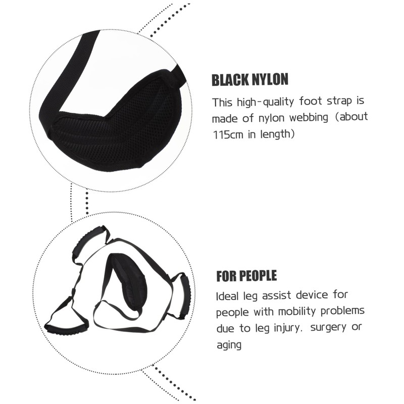 TOVINANNA Leg Lifting Belt for Disabled Patients Leg Strap for