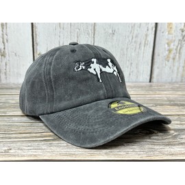 Enodtter Holstein Cow Hat for Men Women, Washed Black Farm Embroidered Baseball Cap, Embroidery Snap Back Cotton Dad Hat