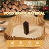 Youery Backpapier für Heißluftfritteuse 100 Stück,16CM Quadrat Backpapier Airfryer, Antihaft-Einweg-Luftfritteusen