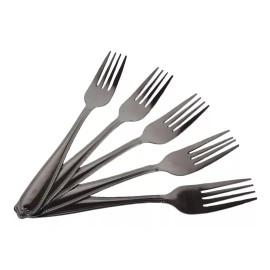 L&T 2 Tenedores De Acero Inoxidable Vajilla Restaurante