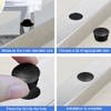 EORPAVU Furniture Protective Caps 20 Pieces Plastic Cover Plugs 15mm