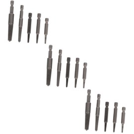 COHEALI 2sets Damaged Broken Screw Extractor Stripped Screw Removal Drill Bits for Easy Repair Work Compatible with Drill for Handyman DIY Projects 5pcs*2