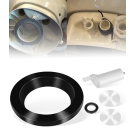 DearChan 42048 Waste Ball Drive Arm Kit | RV Toilet Repair Kit Fit for Thetford Aqua Magic Style Lite, Style II, Style Plus Toilets | Includes Closet Flange Seal, Drive Arm, Screw & Seals