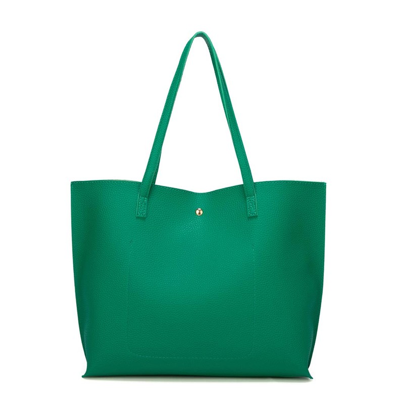 Dreubea Women's Soft Faux Leather Tote Shoulder Bag from, Big