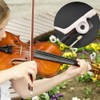 1PCS Black Violin Bow Grip Aid Helper Correcting,With Bow Stopper