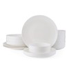 Mikasa Macie Bone China Lightweight Chip Resistant 12 Piece Dinnerware