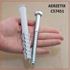 AERZETIX - C57451 - Set of 2 Dowels Diameter 16