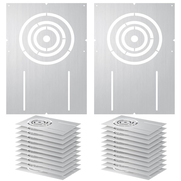 Tellegloww 24 Pcs New Construction Mounting Plate with 3-4-6" Round