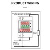 Digital Single Phase Energy Meter Tester Electricity Usage Monitor Ampermeter