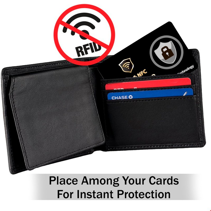 DevTech IT RFID Blocking Cards - 2 Pack, Protects Entire