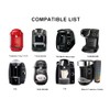 Reusable Coffee Capsules, Compatible with Bosch Tassimo Machines, Refillable Coffee