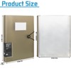 2 Pcs A4 Display Folders, 120 Pockets A4 Display Book