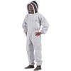 Bees & Co U74 Natural Cotton Beekeeper Suit with Fencing