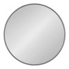 Kate and Laurel Caskill Framed Wall Mirror, 30 Inch Diameter,