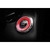 iJDMTOY Anodized Red Aluminum Keyless Engine Push Start Button Decoration