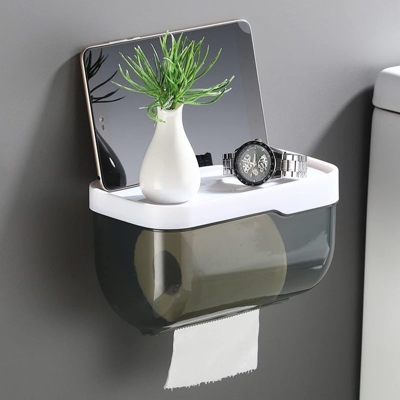 Cenbee Toilet Paper Holder - Wall Mounted Waterproof Bathroom Roll