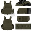 KRYDEX Tactical SCARAB Plate Carrier Heavy Duty Vest Green w/