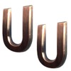 Hopewan Mailbox Letters, 2 Pieces“U”, Door Address Sign Letters or
