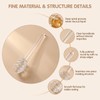 2 Pcs Clear Glass Honey Dipper Sticks