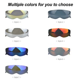 Motorcycle Helmet Lens Easy to Install Splashproof Fogproof Helmet Goggle Lenses for Scorpion EXO Helmet