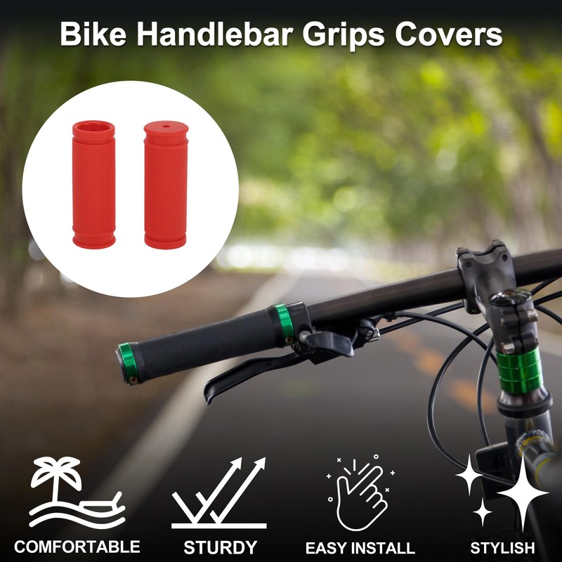 TUCKBOLD Bike Handlebar Grips Covers 85mm Long Lightweight | Bicycle