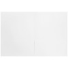 JAM PAPER Premium Matte Cardstock Twin Pocket Folders - White